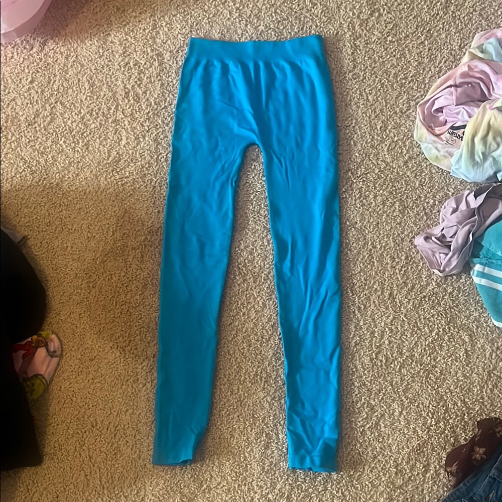 Blue Leggings!